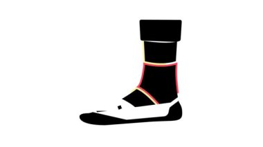 spor çorabı renk canlandırması