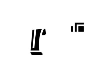 barkod simgesi canlandırması taraması için tabanca