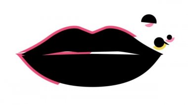 Uçuk hastalığı renk ikonu canlandırması