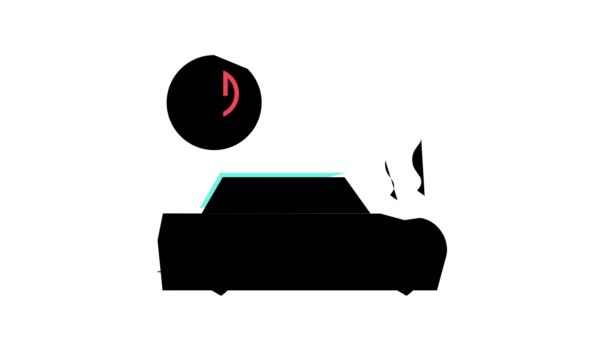 Kolor naprawy samochodu ikona animacji — Wideo stockowe