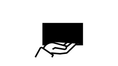 Satır simgesi canlandırması taşıyan konteyner