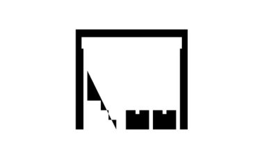 süpermarket depolama simgesi canlandırması