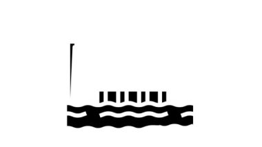 deniz petrol platformu sembol canlandırması