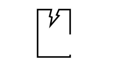 kontrat kırma çizgisi simgesi canlandırması