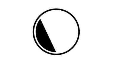 monowheel motosiklet çizgisi simgesi canlandırması