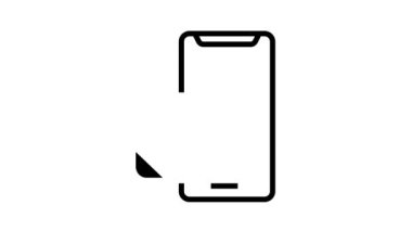 Virüs alarm çizgisi canlandırmalı telefon mesajı