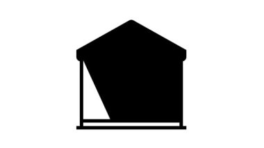 ev boyama çizgisi simgesi canlandırması