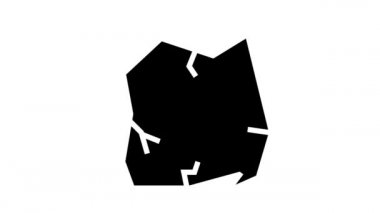 taş kabartma ikon animasyonunda kemik