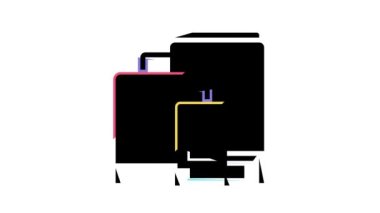 ilaç üreten renk ikonu animasyonu