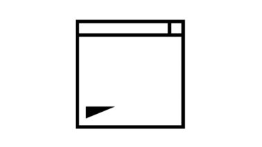 Web sitesi planlama satırı canlandırması