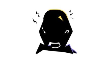 depresyon, sinir bozukluğu renk ikonu canlandırması