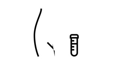 suni döllenme hattı simgesi canlandırması