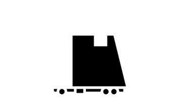 ürün taşımacılığı kargo simgesi canlandırması