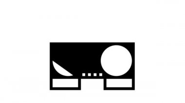 kayıt çalar glyph simgesi canlandırması