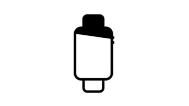 kalp ritmi çizgi simgesi canlandırması