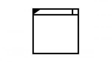 video reklam satırı simgesi canlandırması