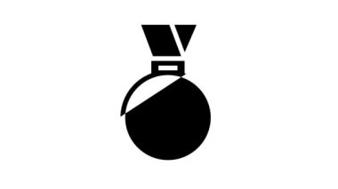 Madalya koşucusu ödüllü sembol canlandırması