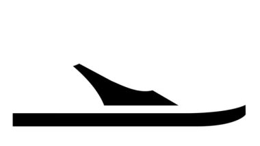 spor ayakkabıları sembol canlandırması