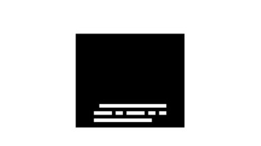 Koşucu para ödülü glyph simge animasyonu