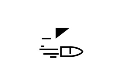 uçan mermiler çizgi simgesi canlandırması