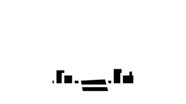 Gökdelen modern bina sembol animasyonu