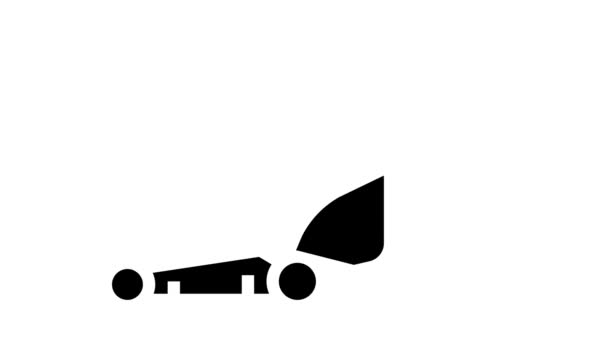 割草机，用于割草机图标动画 — 图库视频影像