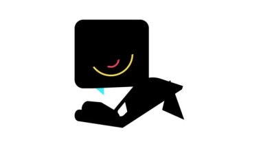 Mutlu istemci gözden geçirme renk canlandırması