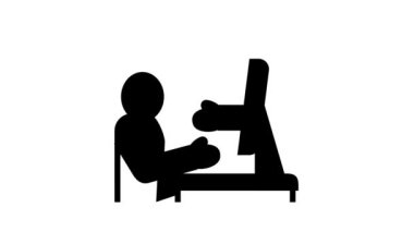 İnternet selamlama ve iletişim hattı canlandırması