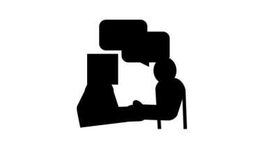 istemci ortaklığı çizgi canlandırması