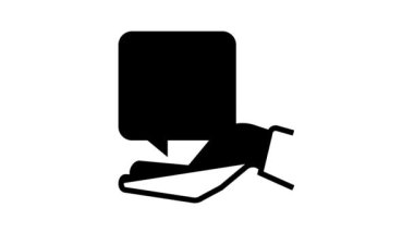 Mutlu istemci satır gözden geçirme simgesi canlandırması