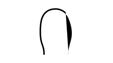 Çökmüş tırnak hastalığı çizgi simgesi canlandırması