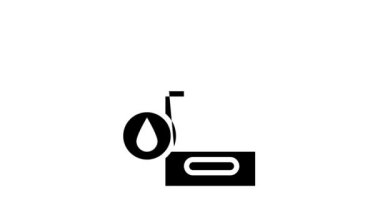 süt yulaf paketi simge canlandırması