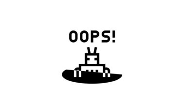 oops web hata çizgisi canlandırması