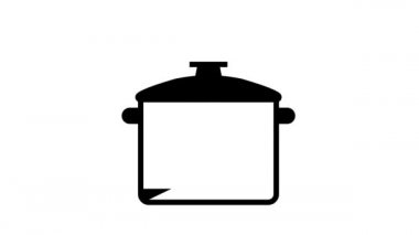 Kaynayan bezelye çizgisi simgesi canlandırması