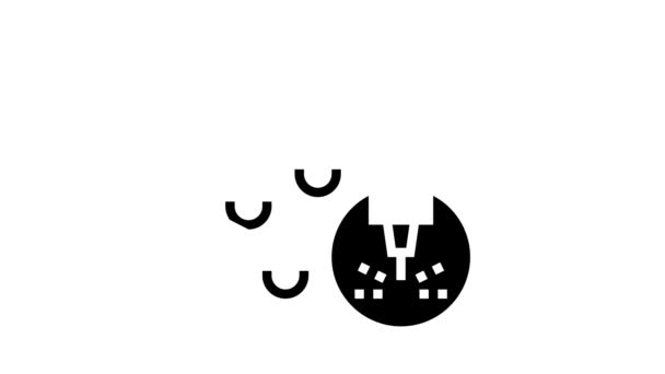 헤어 제거 레이저 장치 글 립 아이콘 애니메이션 — 비디오