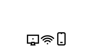 aygıtlar fotoğraf değişim hattı simgesi canlandırması