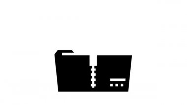 pdf dosya glyph simge canlandırması arşivleniyor
