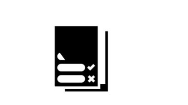 okul sınavı simge canlandırması