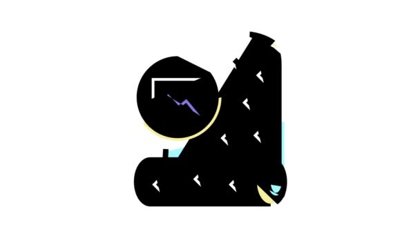Animace ikon barev tapety — Stock video