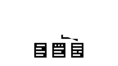 test sistemi glyph simge canlandırması