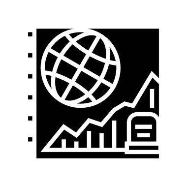 Açlık, yoksulluk artışı sorun simge vektör illüstrasyonu