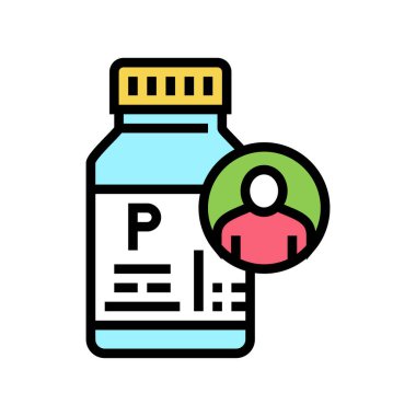 kabın probiyotik renk vektör illüstrasyonu