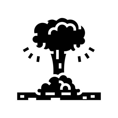 gayzer hidrojen sembolü vektör çizimi