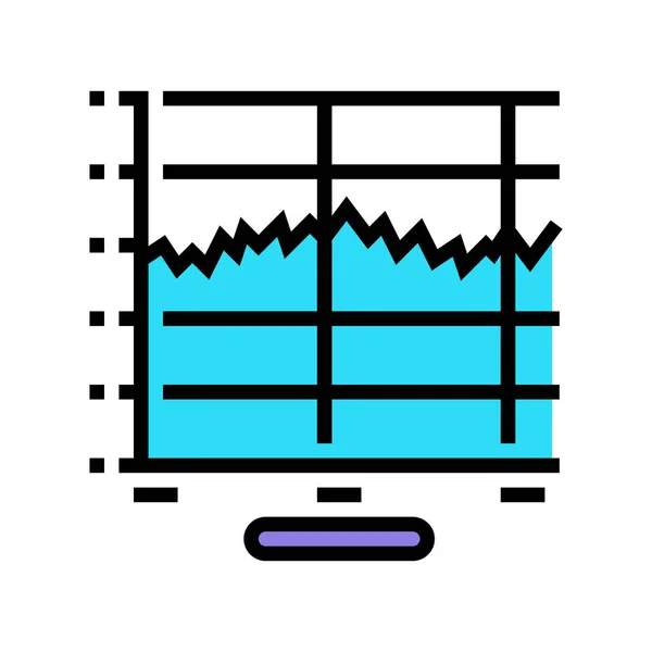 Grafik Ton Vibration Farbe Symbol Vektor Illustration — Stockvektor