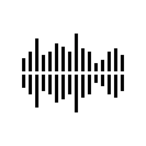 Frecuencia ruido color icono vector ilustración — Vector de stock