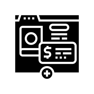 İnternet kitabı sembol vektör illüstrasyonu alınıyor