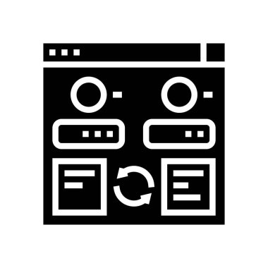 uygulama dönüştürücü sembol vektör illüstrasyonuName