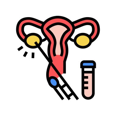 Yumurta alma renk ikonu vektör illüstrasyonu