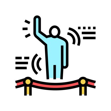 Vücut dilini anlamak yumuşak yetenek renk vektör illüstrasyonunu anlamak