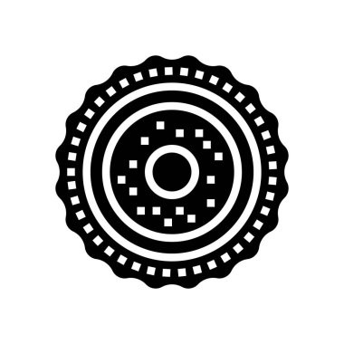 Yumurta hücresi sembolü vektör illüstrasyonu